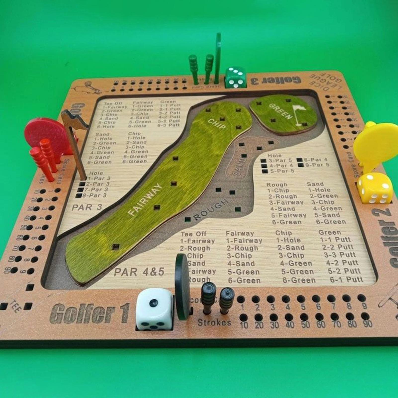 Party Games Adults Indoor - Juego de dados de Golf, juguete