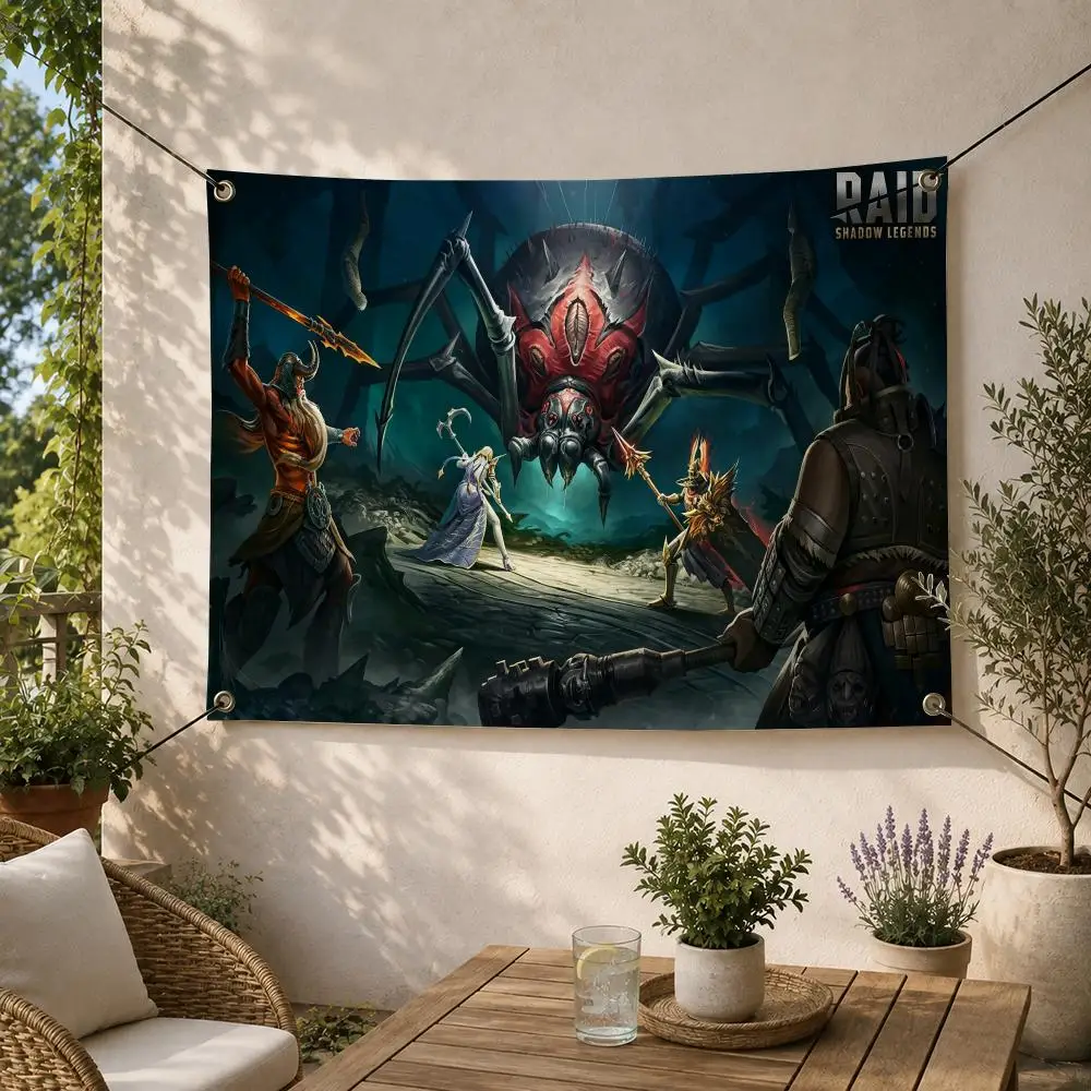 Games Garden Party - Banderas decorativas de la serie de