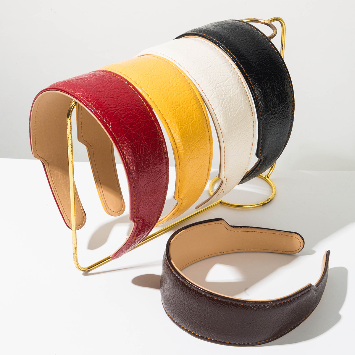 Ring Toss Outdoor - Diadema de cuero elegante de estilo