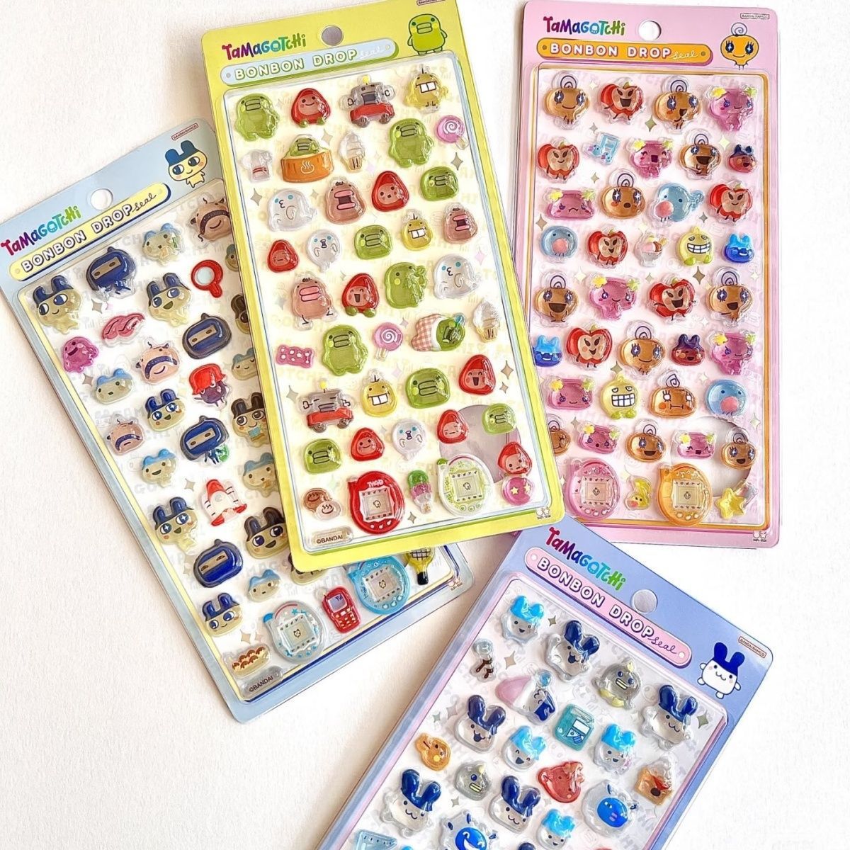 Bandai Model Tamagotchi - Pegatinas 3D de Tamagotchi - Adhesivos