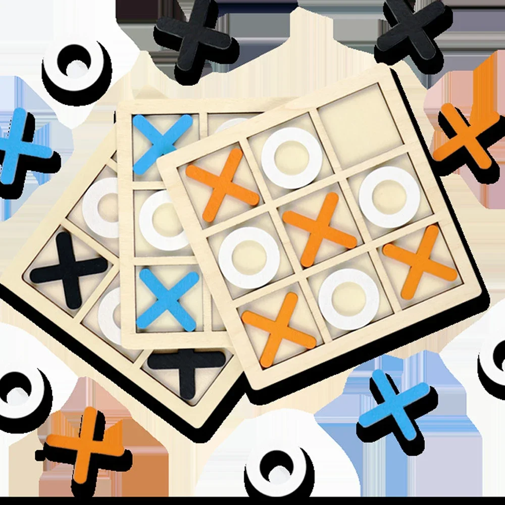 Juego de madera XO Tic Tac Toe - Party Games At Home reseña y precio