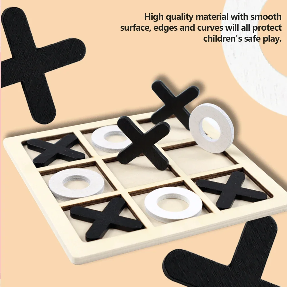 Juego de madera XO Tic Tac Toe - Party Games At Home reseña y precio