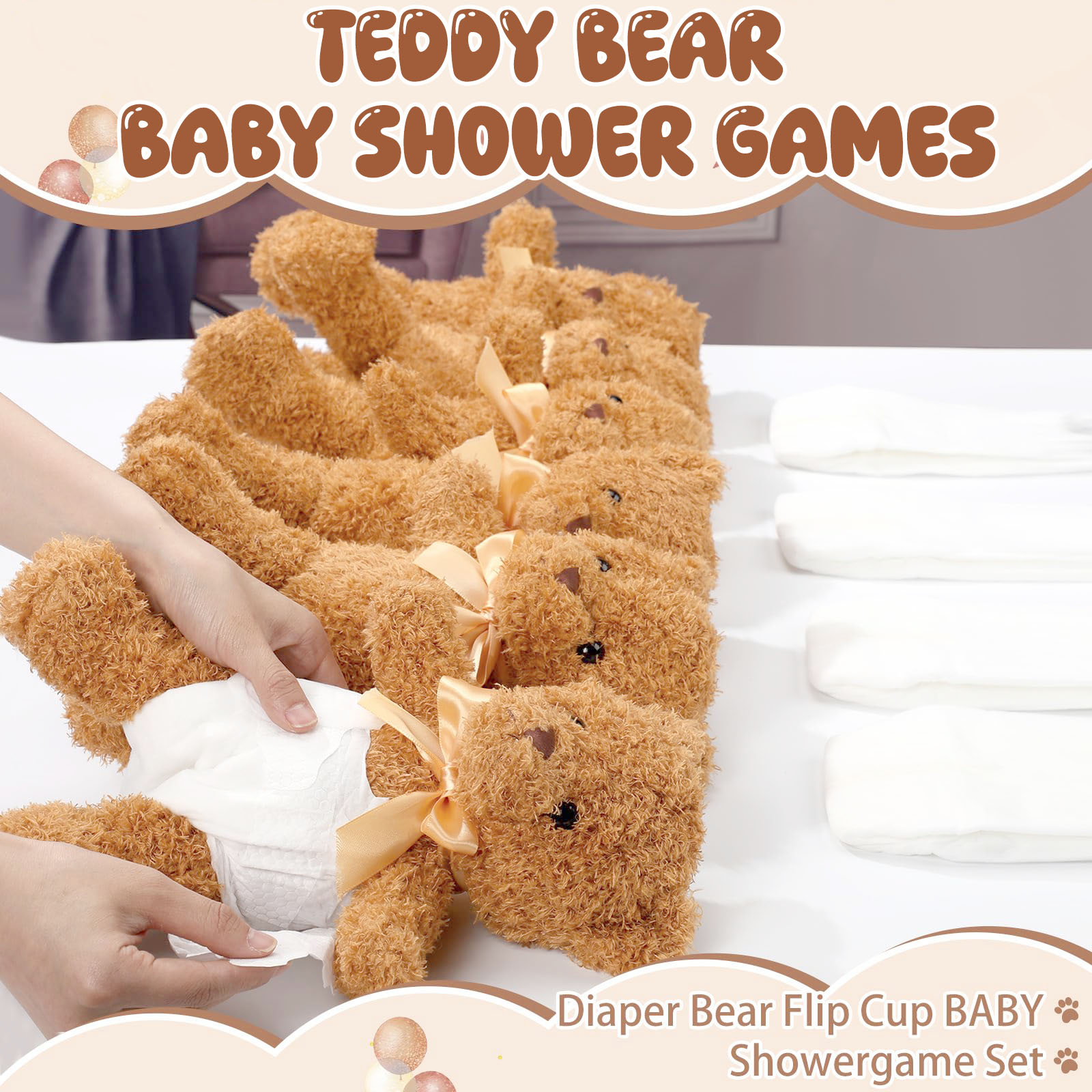 4/6/8/12 juegos de Baby Shower - Party Games Baby Shower reseña y precio