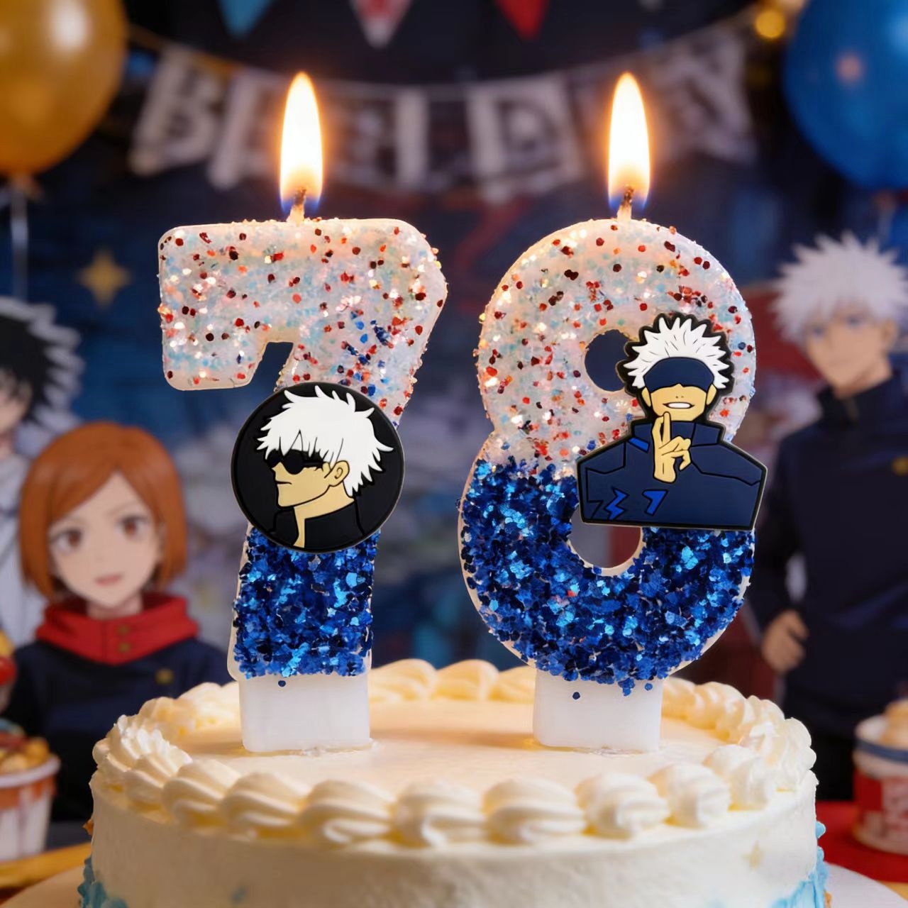 Vela Temática de Anime Jujutsu - Party Games Baby Shower reseña y precio