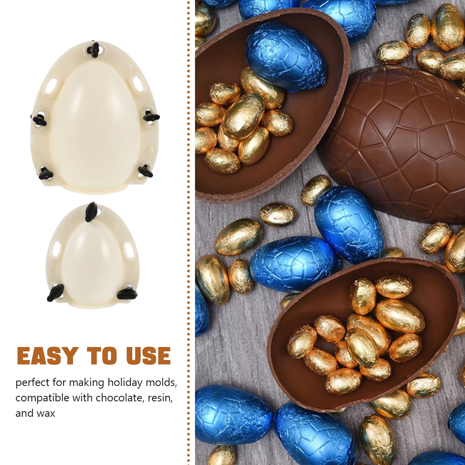 2 moldes de plástico con forma - Party Games Easy reseña y precio