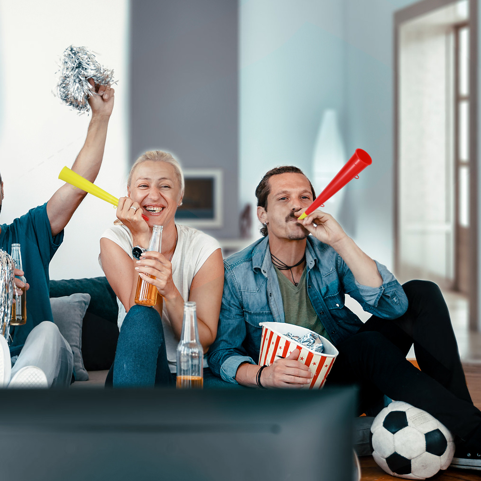 5 unidades de bocinas de plást - Party Games Easy reseña y precio
