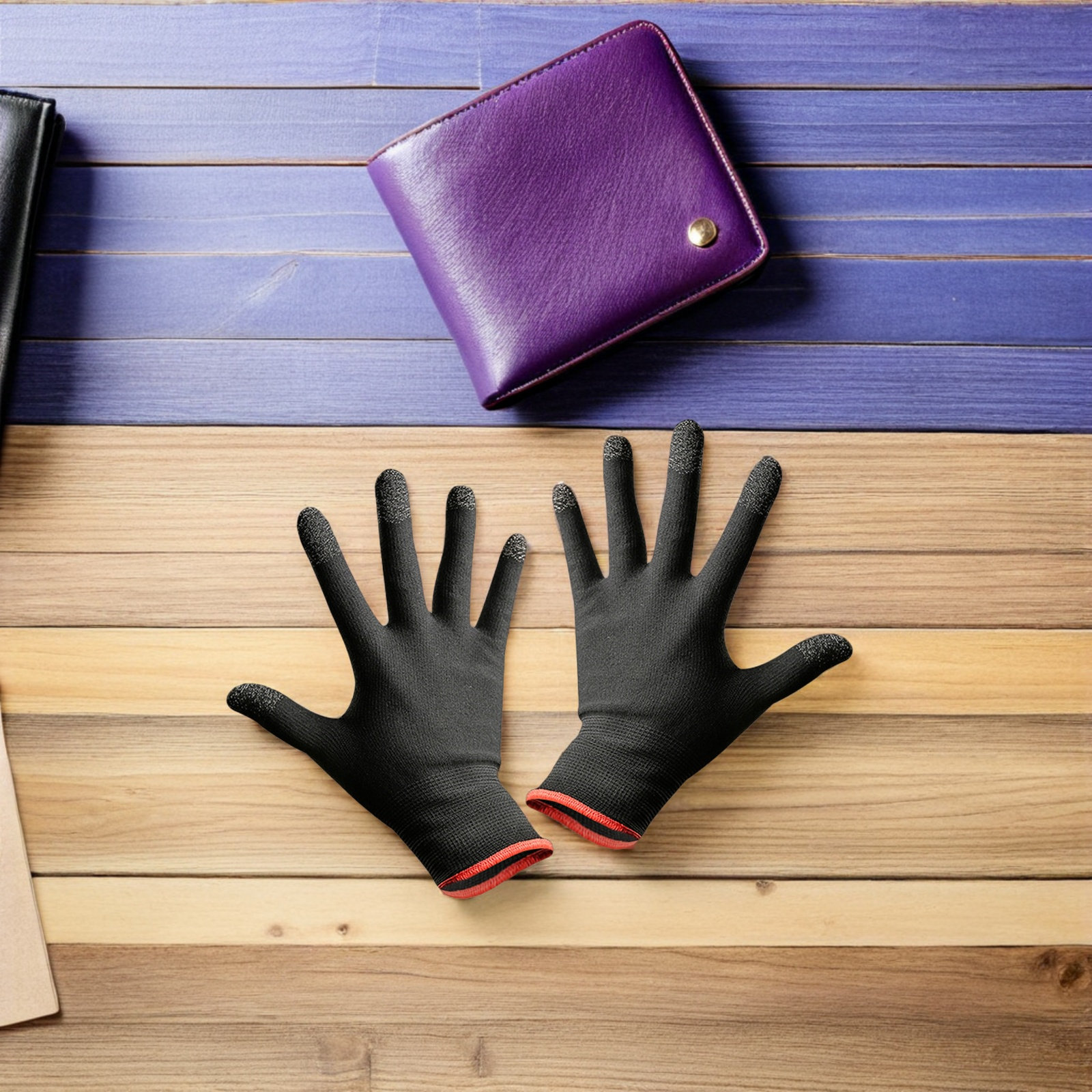 1 par de guantes con pantalla  - Party Games Using Phones reseña y precio